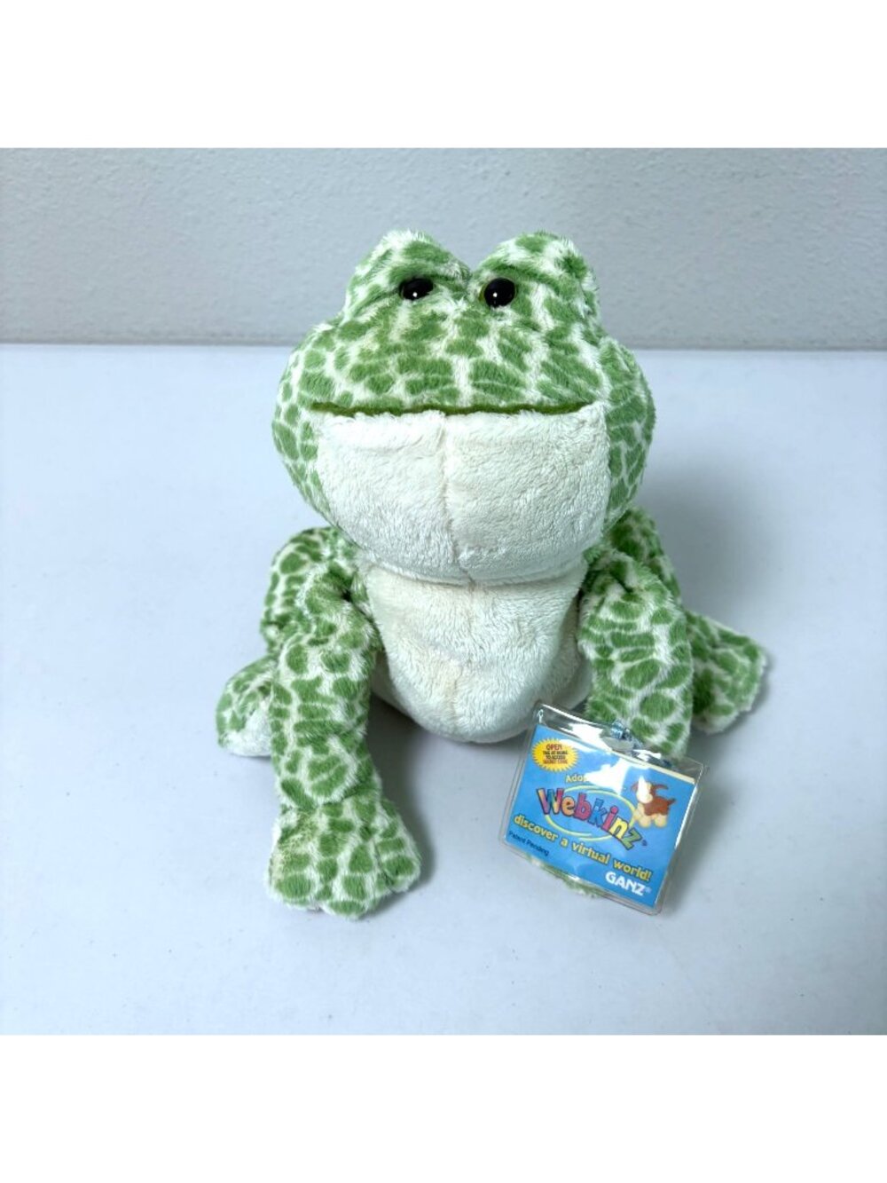 GANZ Webkinz Spotted Frog Plush Sealed Tag Code HM142